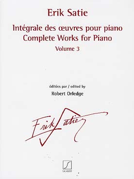 Illustration de Intégrale des œuvres pour piano - Vol. 3