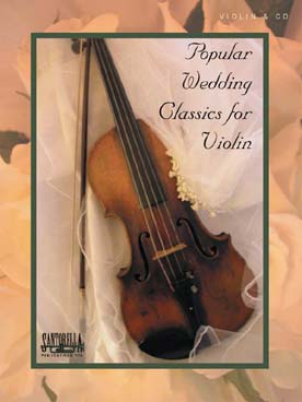 Illustration de POPULAR WEDDING CLASSICS for violin avec CD play-along