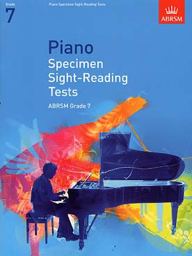 Illustration de SPECIMEN SIGHT READING TESTS FOR - Piano grade 7