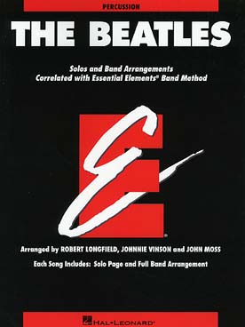 Illustration de ESSENTIAL ELEMENTS THE BEATLES - Percussion