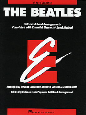 Illustration de ESSENTIAL ELEMENTS THE BEATLES - Clarinette alto