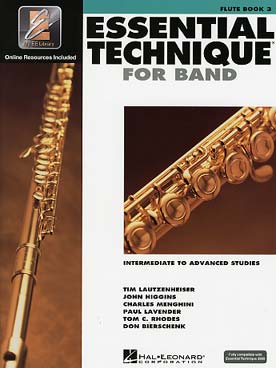 Illustration essential technique for band 3 flute