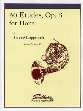 Illustration kopprasch etudes op. 6 (50) (tr. franz)
