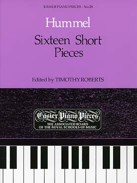 Illustration de Sixteen short pieces for piano