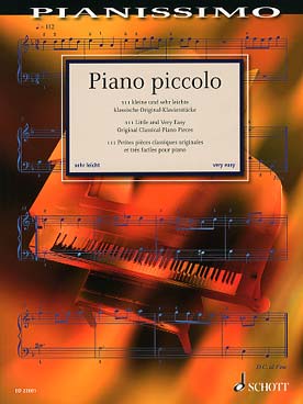 Illustration de PIANO PICCOLO : 111 petites pièces classiques originales et très faciles