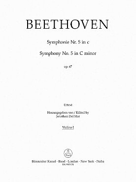 Illustration de Symphonie N° 5 op. 67 en ut m - Violon 1