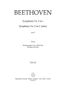 Illustration de Symphonie N° 5 op. 67 en ut m - Violon 2