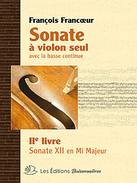 Illustration de Sonate - Livre II : sonate XII en mi M