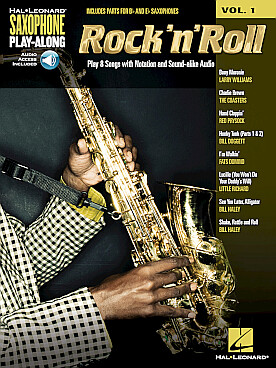 Illustration de SAXOPHONE PLAY-ALONG - Vol. 1 : Rock'n' Roll