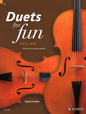 Illustration duets for fun violoncelles