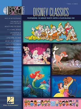 Illustration de PIANO PLAY ALONG SERIES avec audio - Vol.16 : Disney classics