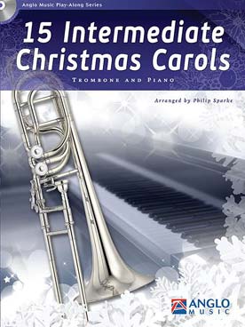 Illustration de 15 INTERMEDIATE CHRISTMAS CAROLS avec CD