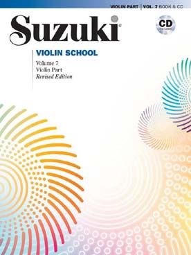 Illustration suzuki violin school  vol. 7 revise +cd