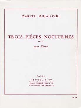 Illustration de 3 Pièces nocturnes op. 63