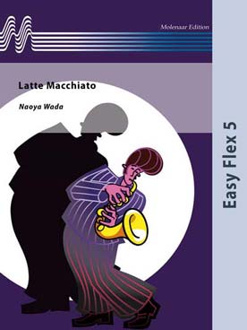 Illustration de Latte macchiato pour harmonie avec 5 parties flexibles