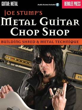 Illustration stump metal guitar chop shop