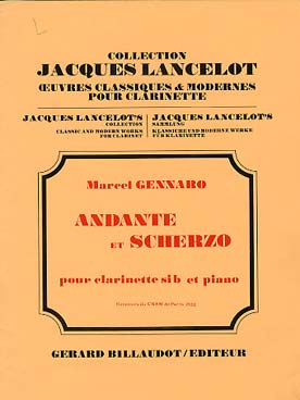 Illustration de Andante et scherzo (concours CNSM de Paris 1932)