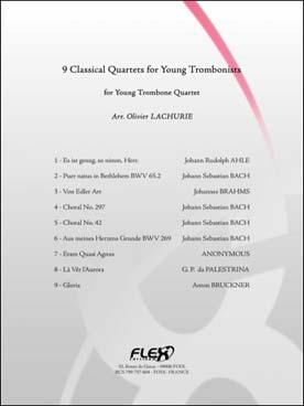 Illustration de 9 Quatuors classiques pour les jeunes trombonistes