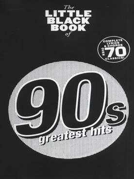 Illustration de The LITTLE BLACK BOOK (paroles et accords) - 90's greatest hits