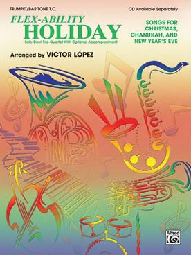 Illustration flex-ability holiday trompette