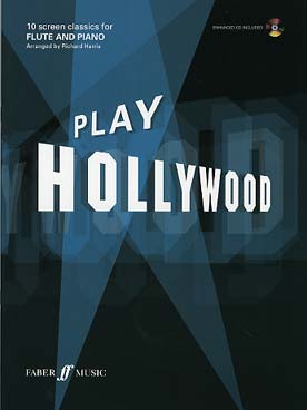 Illustration de PLAY HOLLYWOOD, 10 grands thèmes de musiques de film, avec partie piano à télécharger en pdf en ligne