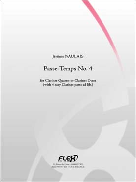 Illustration de Passe-temps pour quatuor de clarinettes (+ 4 clarinettes faciles en option) - N° 4