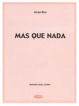 Illustration de Mas que nada (ligne mélodique, accords et paroles)