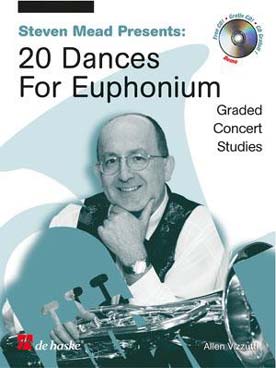 Illustration de 20 DANCES for euphonium avec CD sélectionnées par S. Mead - euphonium clé de sol (intermédiaire à avancé)