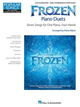 Illustration de FROZEN PIANO DUETS