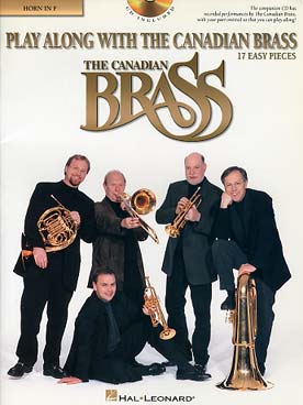 Illustration de PLAY ALONG WITH THE CANADIAN BRASS - Niveau facile : cor en fa