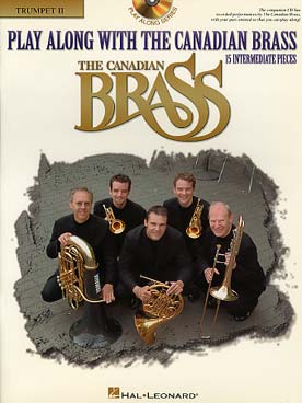 Illustration de PLAY ALONG WITH THE CANADIAN BRASS - Niveau interm : trompette 2 en si b
