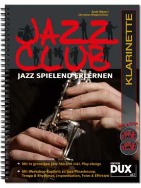 Illustration jazz club klarinette