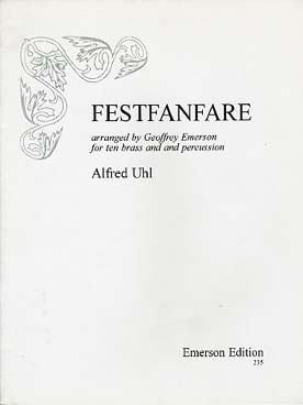 Illustration de Festfanfare pour 10 cuivres et percussion