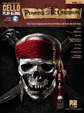 Illustration de Cello play-along - Vol. 3 Pirates des Caraïbes