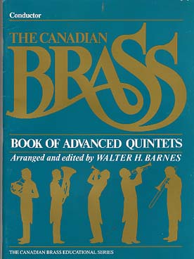 Illustration de CANADIAN BRASS BOOK OF ADVANCED QUINTETS - Conducteur