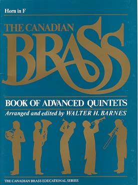 Illustration de CANADIAN BRASS BOOK OF ADVANCED QUINTETS - Cor