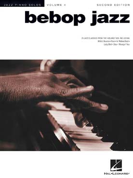 Illustration de JAZZ PIANO SOLOS - Vol. 4 : Bebop jazz