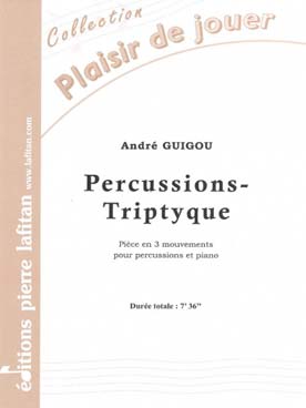 Illustration de Percussions-Triptyque pour percussions et piano
