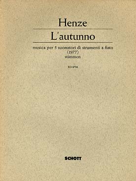 Illustration de L'Autunno - Parties   