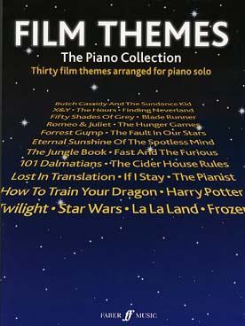 Illustration de FILM THEMES : 30 musiques de films arrangées pour piano