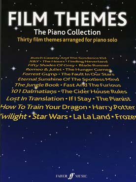 Illustration de FILM THEMES : 30 musiques de films arrangées pour piano