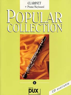 Illustration de POPULAR COLLECTION - Vol. 6 : clarinette et piano