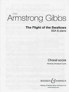 Illustration de The Flith of the swallows (SSA/piano)