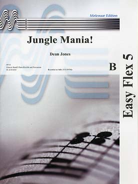 Illustration de Jungle mania ! pour fanfare avec 5 parties flexibles