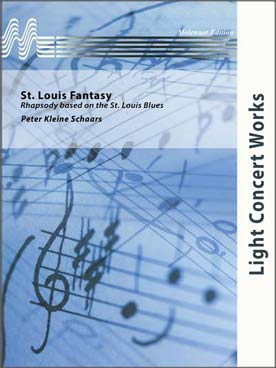 Illustration de St Louis Fantasy : rhapsody based on the St Louis blues pour harmonie