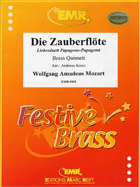 Illustration de Liebesduett Papageno-Papagena de "Die Zauberflöte"