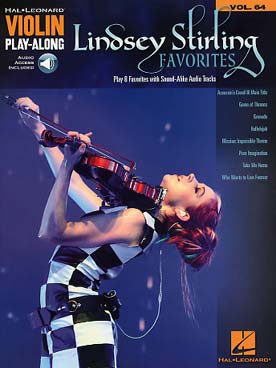 Illustration de VIOLIN PLAY ALONG avec une carte de téléchargement des morceaux - Vol.64 : Lindsey Stirling favorites