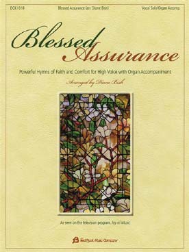 Illustration de Blessed assurance pour voix haute et orgue