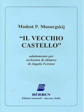 Illustration de Il Vecchio castello pour ensemble de guitares