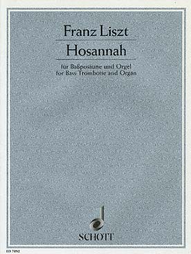 Illustration de Hosannah pour trombone basse et orgue